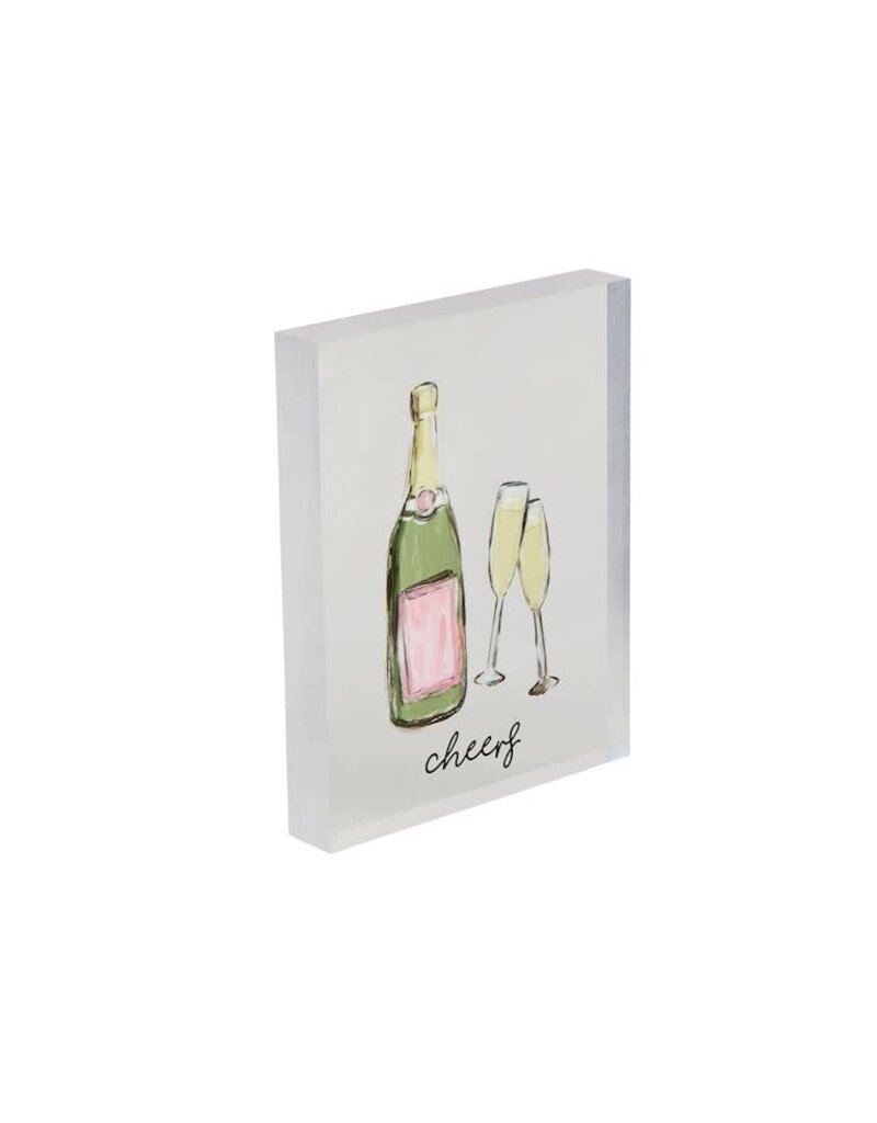 Mud Pie Mud Pie Acrylic Wedding Plaque Cheers