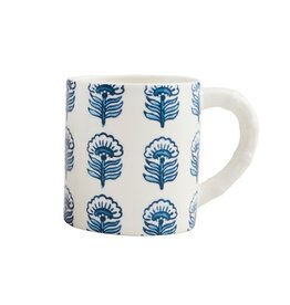 Mud Pie Mud Pie Mug Block Print Buti