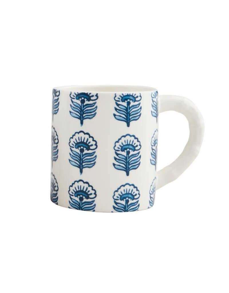 Mud Pie Mud Pie Mug Block Print Buti