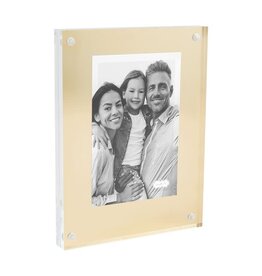 Mud Pie Mud Pie Acrylic Frame Brass Large