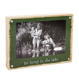 Mud Pie Mud Pie Acrylic Magnet Frame Go Jump Lake