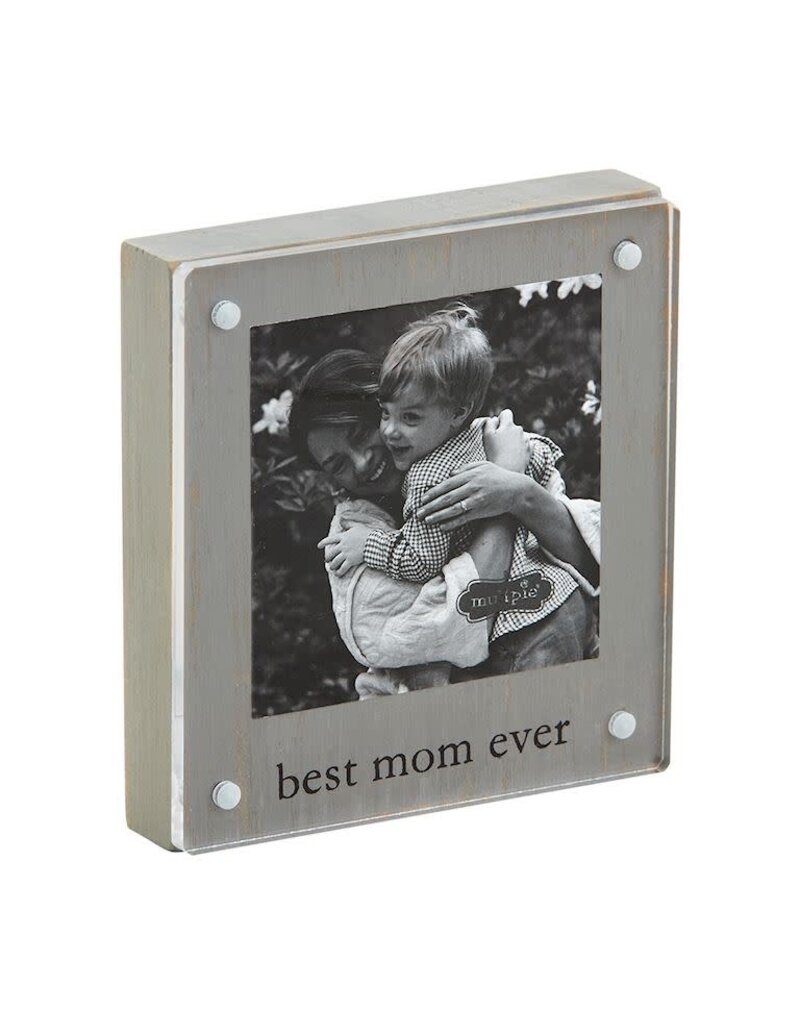 Mud Pie Mud Pie Wood Acrylic Frame Best Mom
