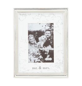 Mud Pie Mud Pie Metal Frame Mr Mrs 4x6