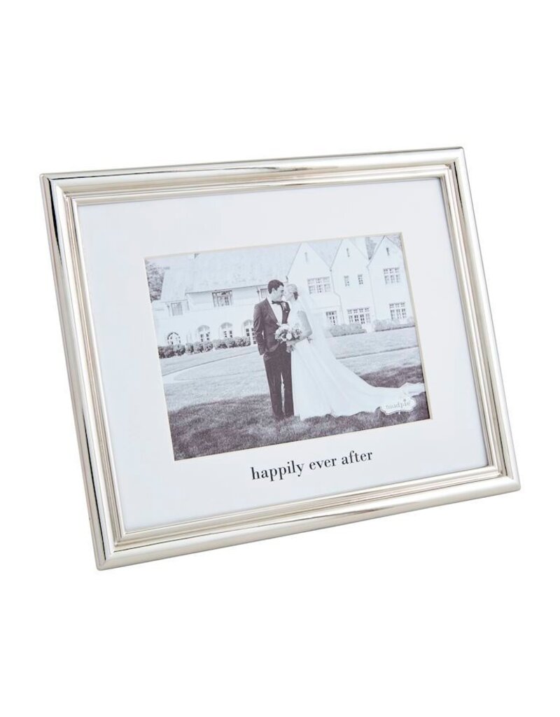 Mud Pie Mud Pie Metal Frame Happily 5x7