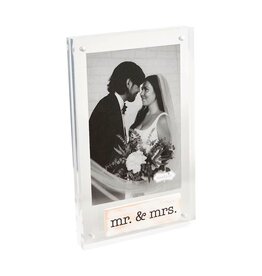 Mud Pie Mud Pie Frame Acrylic Wood Mr Mrs