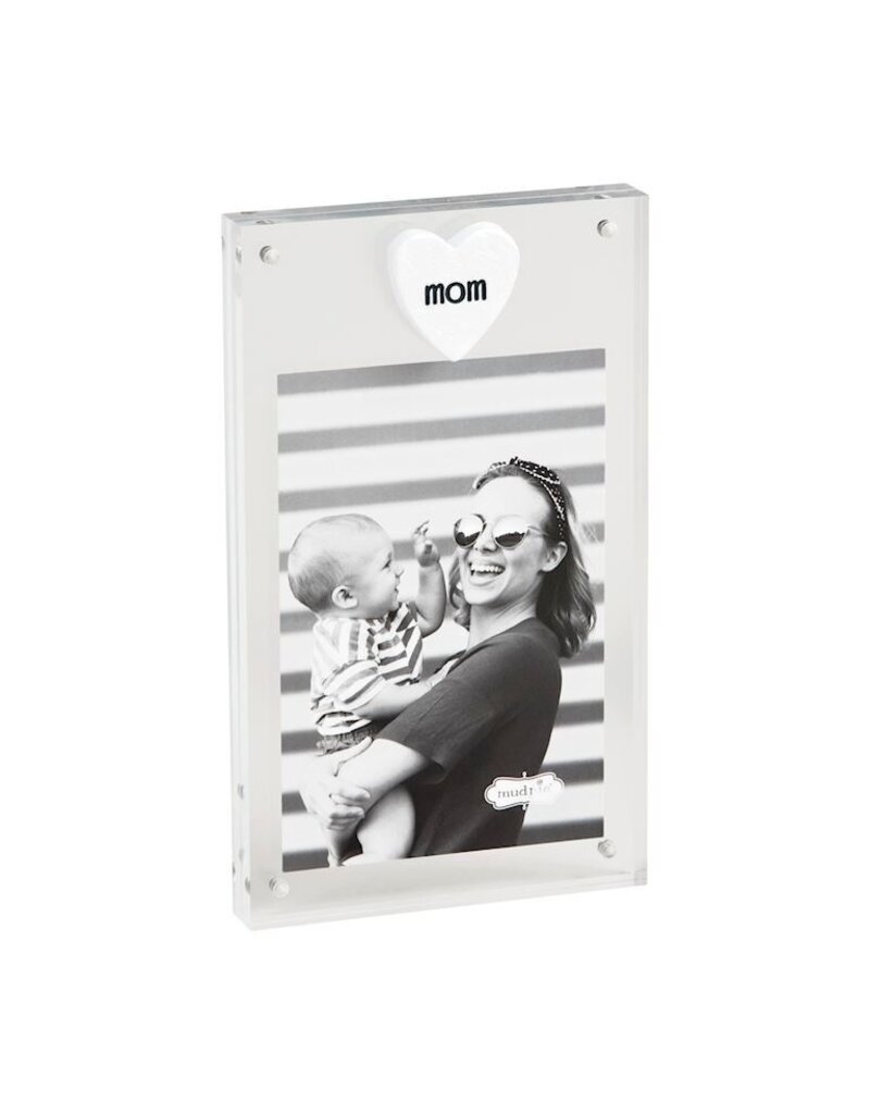 Mud Pie Mud Pie Frame Acrylic Wood Mom Heart