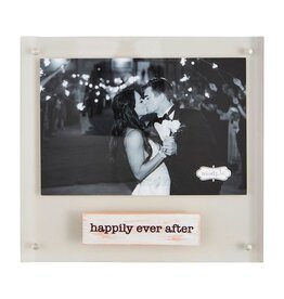Mud Pie Mud Pie Frame Acrylic Wood Happy Ever After