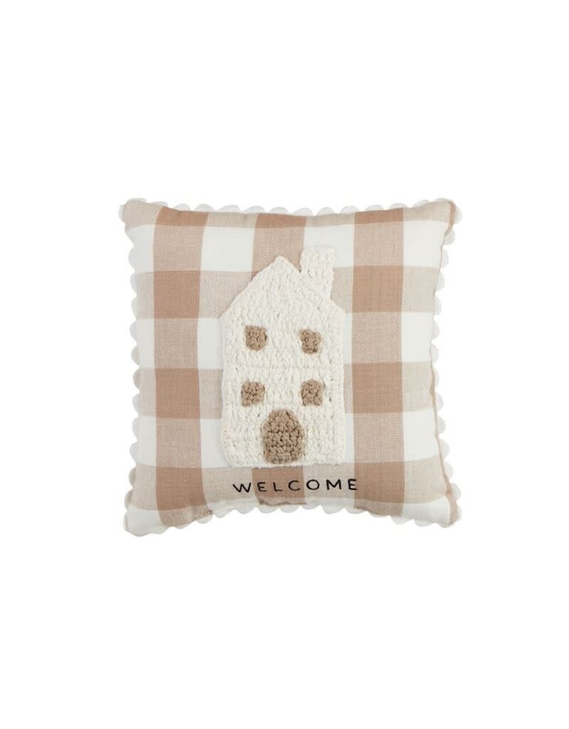 Mud Pie Mud Pie Mini Pillow Crochet House