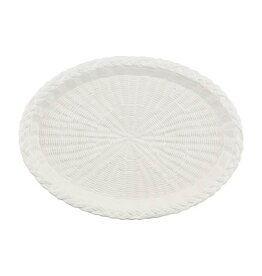 Mud Pie Mud Pie Woven Ceramic Platter