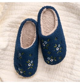 The Darling Effect Darling Effect Slippers- Dainty Floral Navy  S/M