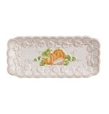 Mud Pie Mud Pie Fall Everything Plate Orange Pumpkin