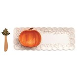 Mud Pie Mud Pie Fall Pumpkin Dip and Tray Set