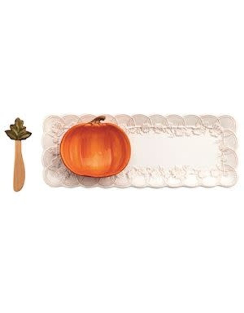 Mud Pie Mud Pie Fall Pumpkin Dip and Tray Set