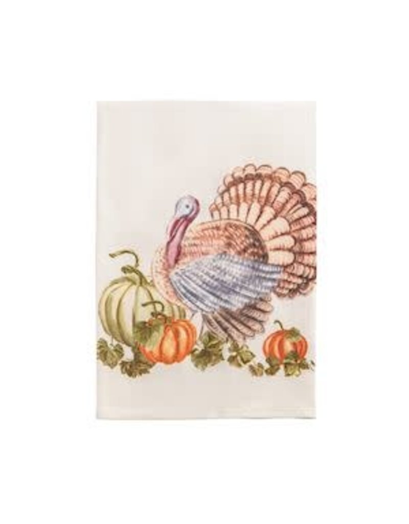 Mud Pie Mud Pie Fall Printed Towel Turkey