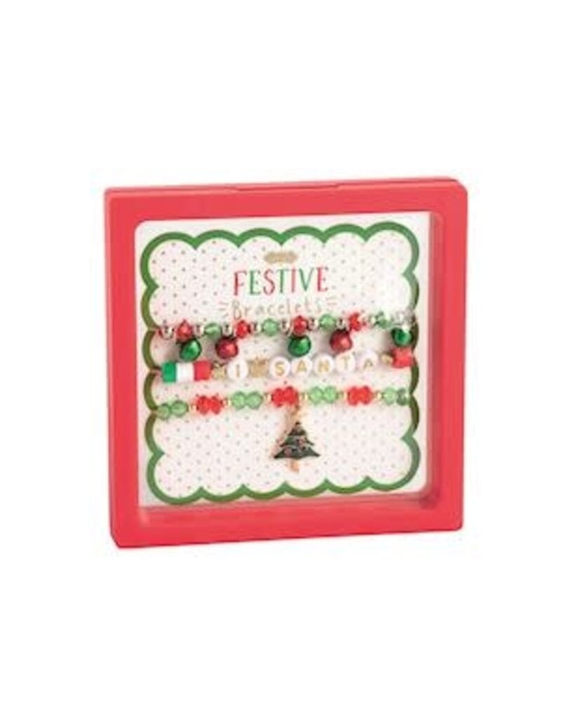 Mud Pie Mud Pie Holiday Beaded Bracelets Tree