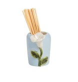 Mud Pie Mud Pie Toothpick Holder Blue Base Flower