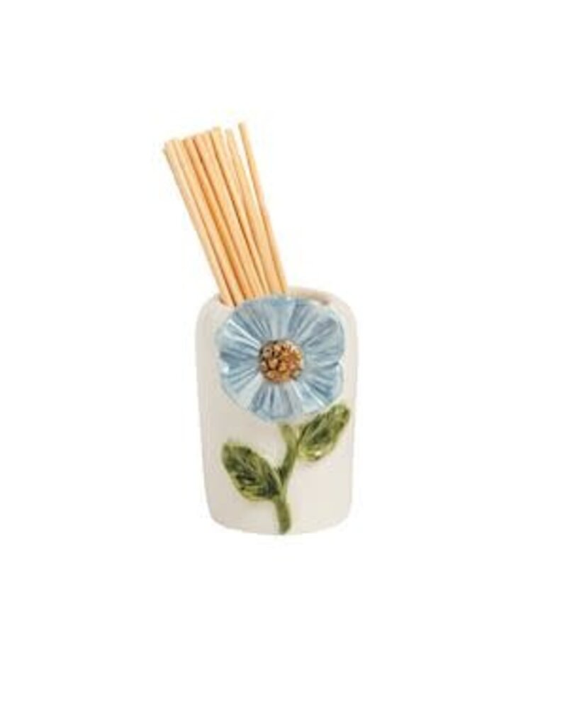Mud Pie Mud Pie Toothpick Holder Blue Flower