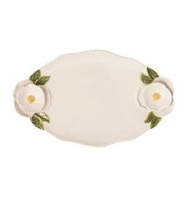 Mud Pie Mud Pie Figural Flower Platter
