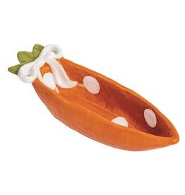 Mud Pie Mud Pie Easter Candy Dish Orange Polka Carrot