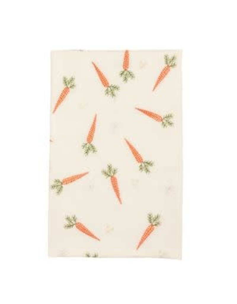 Mud Pie Mud Pie Easter Embroidered Towel Carrots