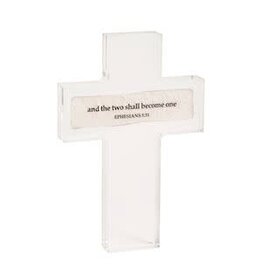 Mud Pie Mud Pie Recycled Paper Cross And Two