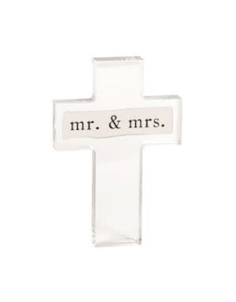 Mud Pie Mud Pie Recycled Paper Cross Mr Mrs