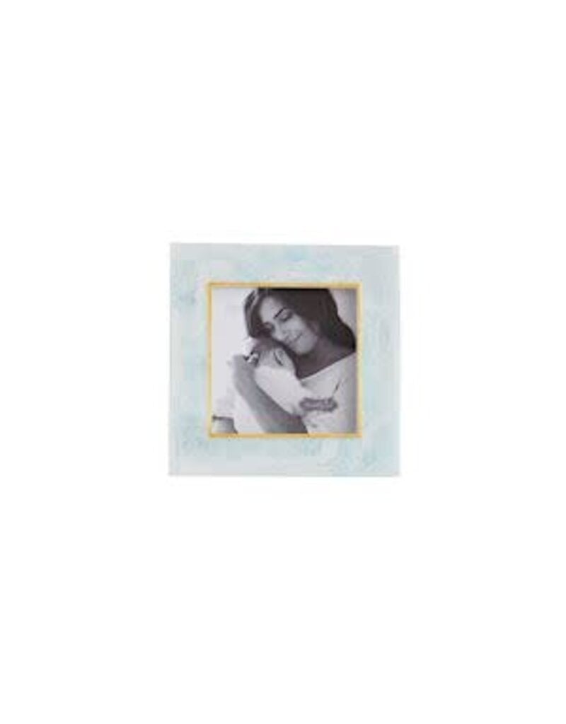 Mud Pie Mud Pie Small Frame Blue Resin