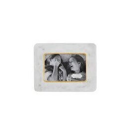 Mud Pie Mud Pie Small Frame Rectangle White Resin