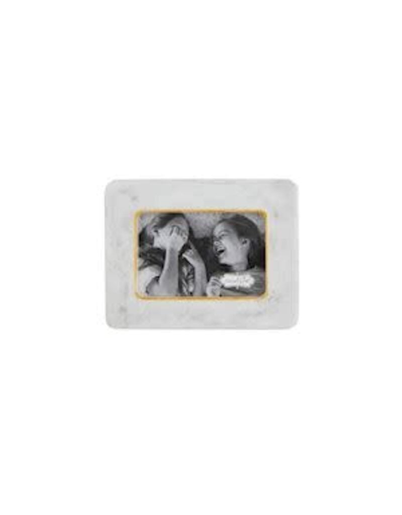 Mud Pie Mud Pie Small Frame Rectangle White Resin