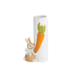 Mud Pie Mud Pie Easter Bud Vase Bunny Blue Bow