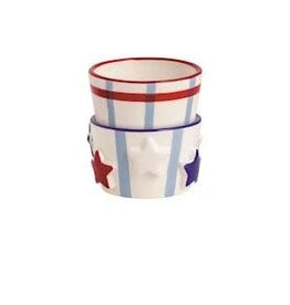 Mud Pie Mud Pie Americana Ramekin Stars Stripe