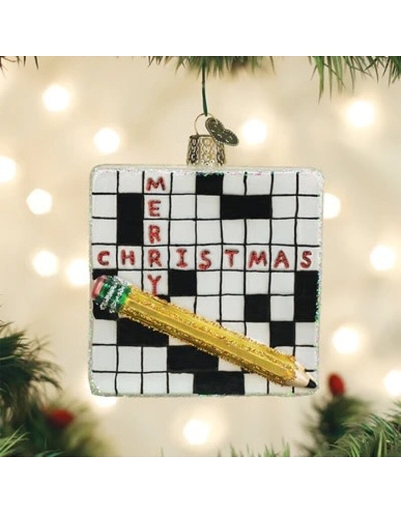 Old World Christmas Old World Christmas Ornament Crossword Puzzle