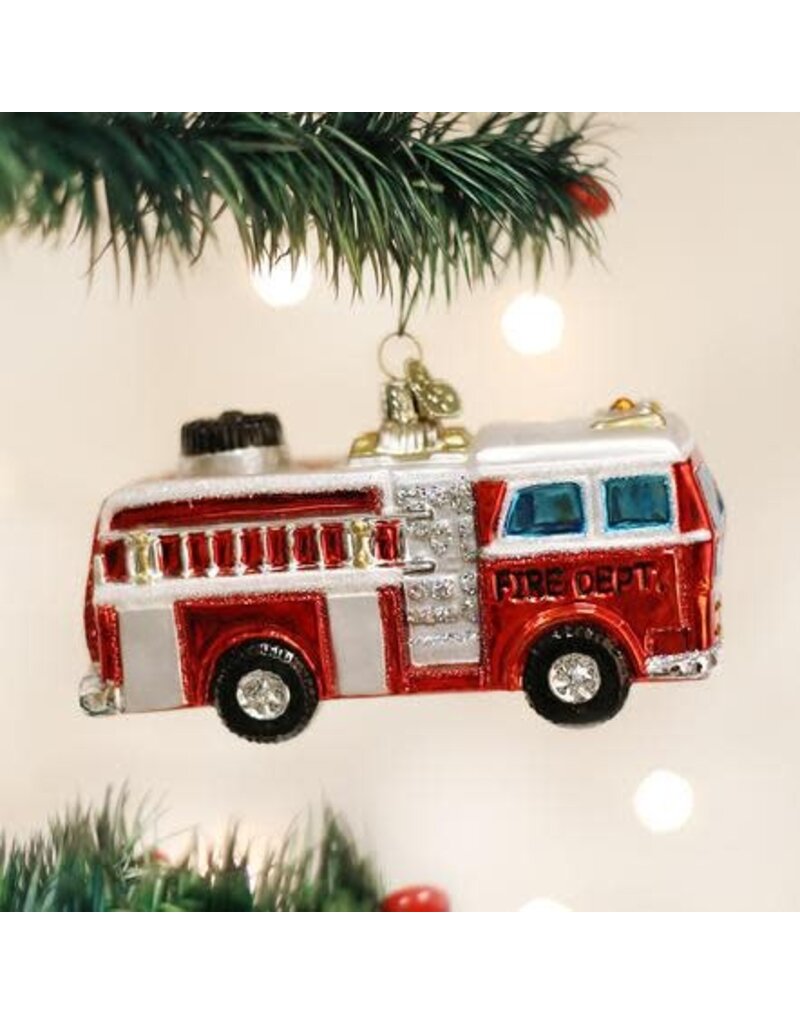 Old World Christmas Old World Christmas Ornament Firetruck