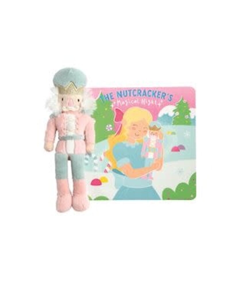 Mud Pie Mud Pie Kids Holiday Nutcracker Plush with Book