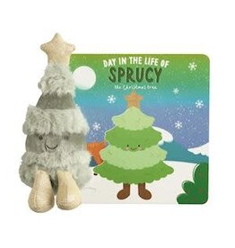 Mud Pie Mud Pie Kids Holiday Tree Plush with Book