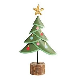 Mud Pie Mud Pie Holiday Metal Christmas Tree Sitter  Medium