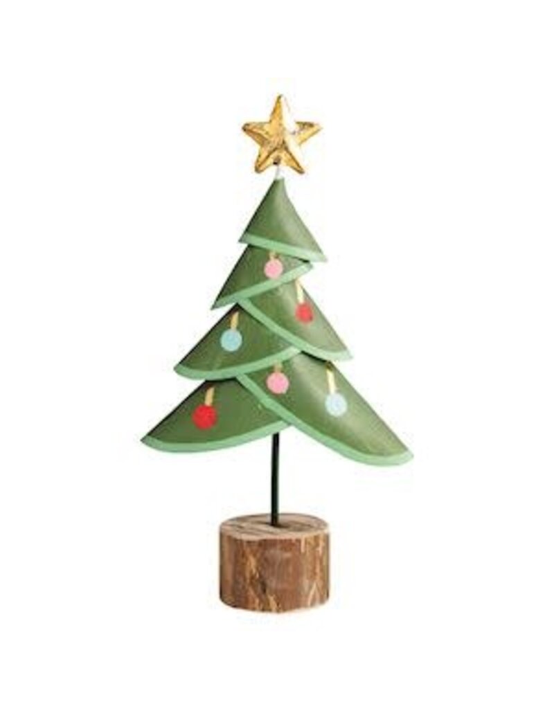 Mud Pie Mud Pie Holiday Metal Christmas Tree Sitter  Medium