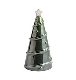 Mud Pie Mud Pie Holiday Ceramic Tree Sitter Green Medium