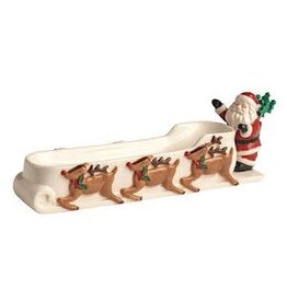 Mud Pie Mud Pie Holiday Cracker Dish Santa Sleigh