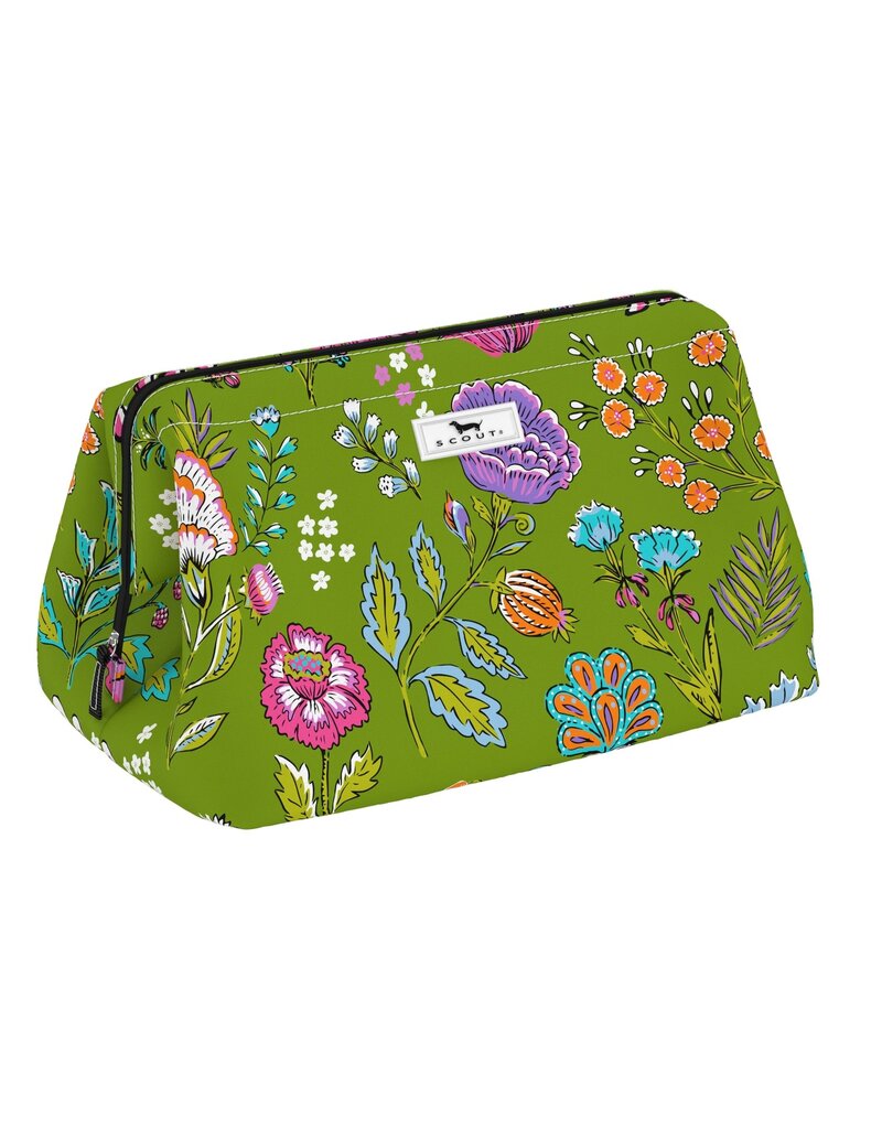 Scout Scout Big Mouth Makeup Bag Lawn and Order
