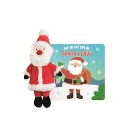 Mud Pie Mud Pie Kids Holiday Santa Plush Book