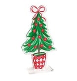 Mud Pie Mud Pie Holiday Acrylic Topiary Sitter Large