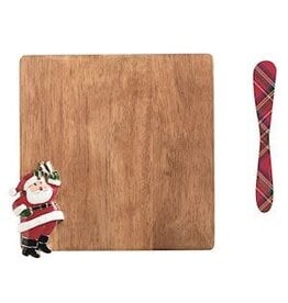Mud Pie Mud Pie Holiday Xmas Board Set Santa