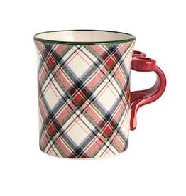 Mud Pie Mud Pie Holiday Figural Handle Mug Bow
