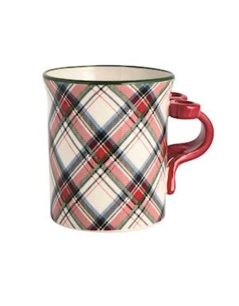 Mud Pie Mud Pie Holiday Figural Handle Mug Bow