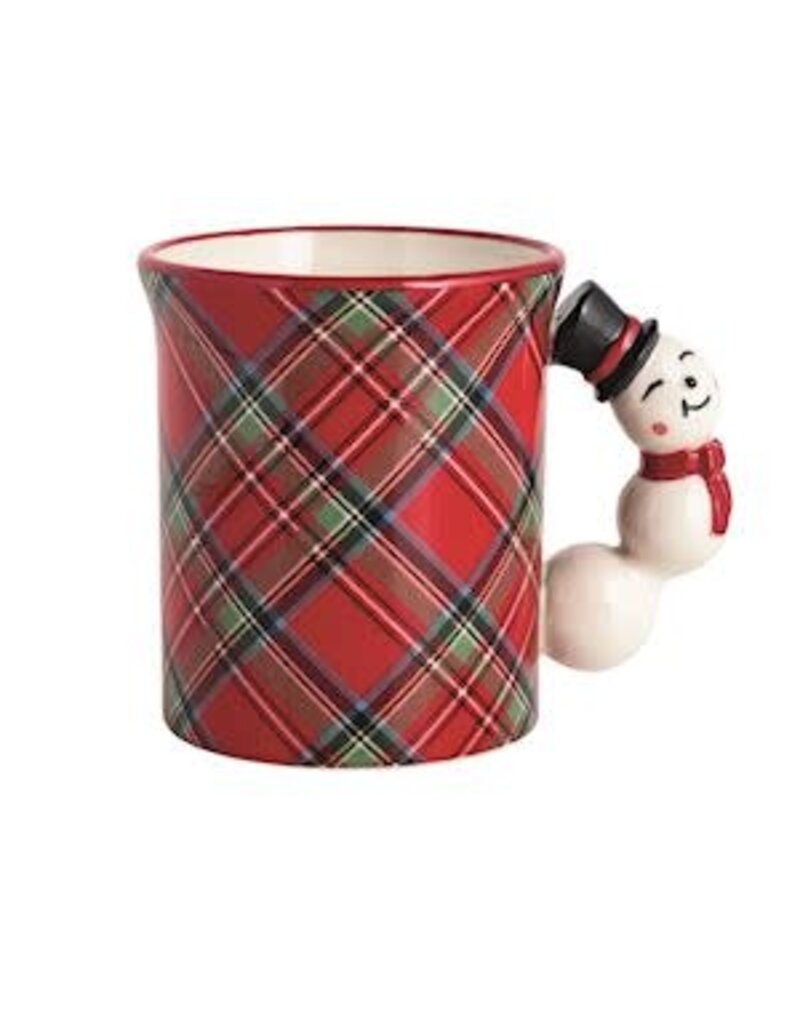 Mud Pie Mud Pie Holiday Figural Handle Mug Snowman