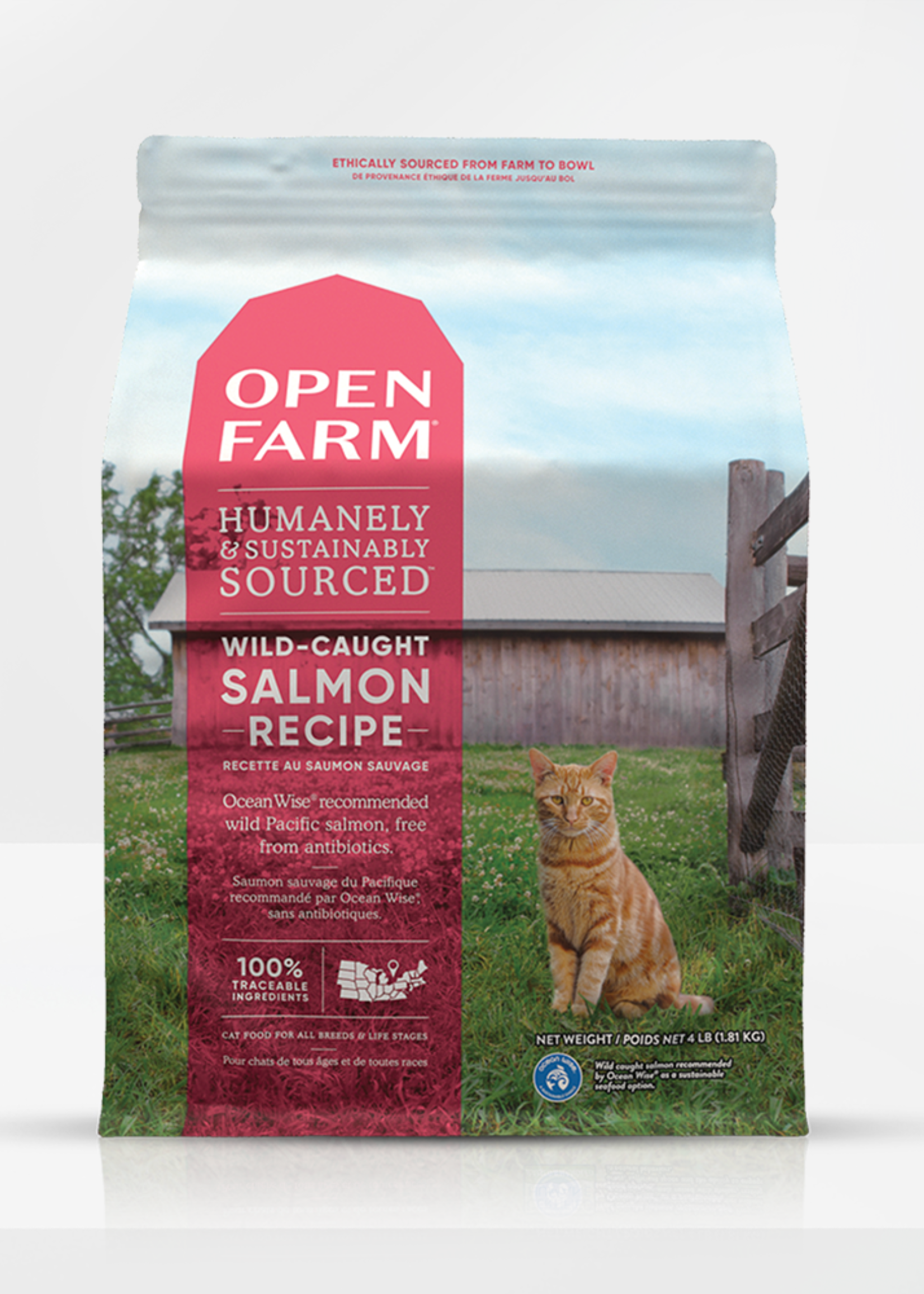 Open Farm Open Farm \ Cat \ Dry \ Wild Salmon 4 lbs