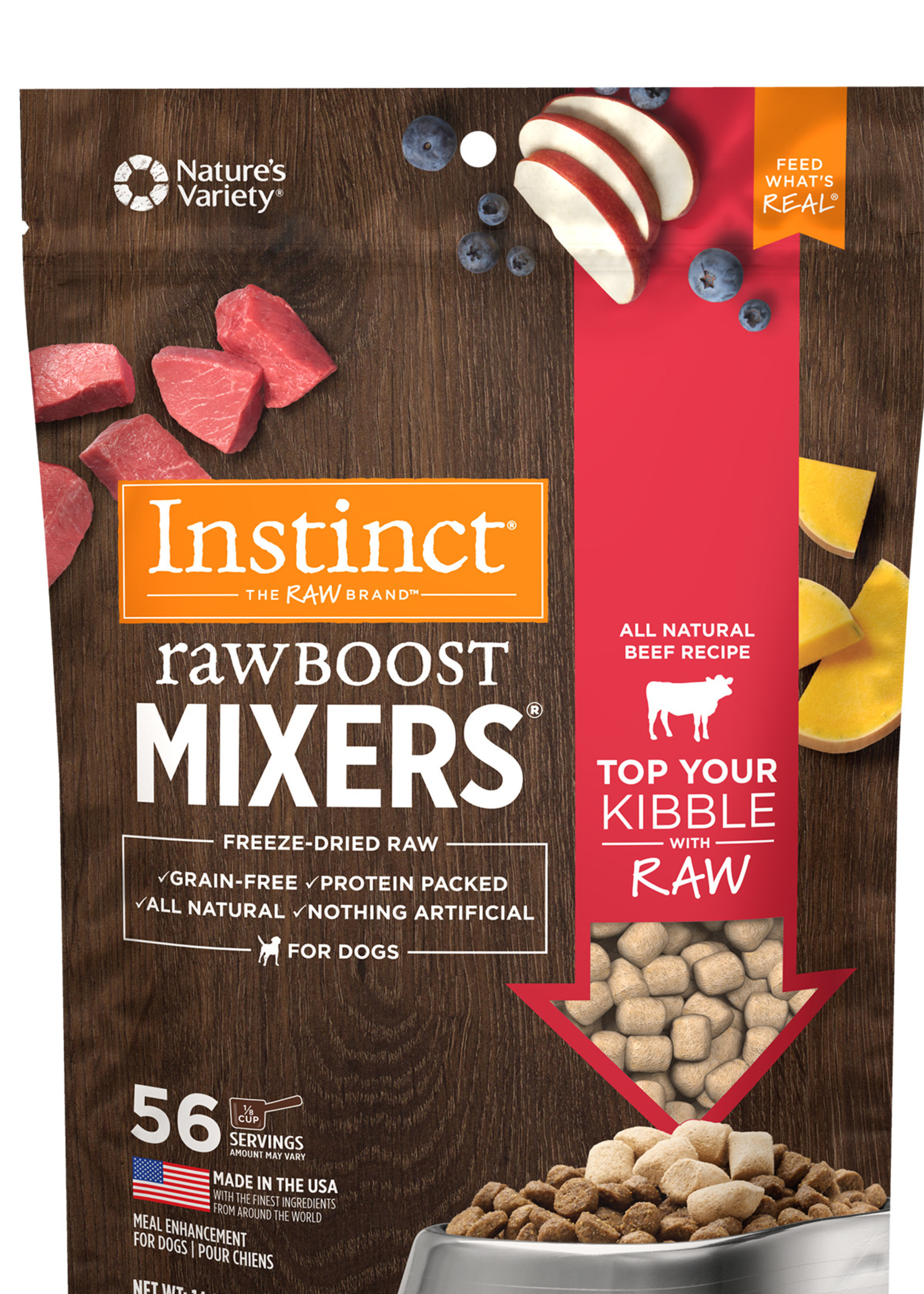 NATURE'S VARIETY NV Instinct - Raw Boost Mixers Beef 14 oz