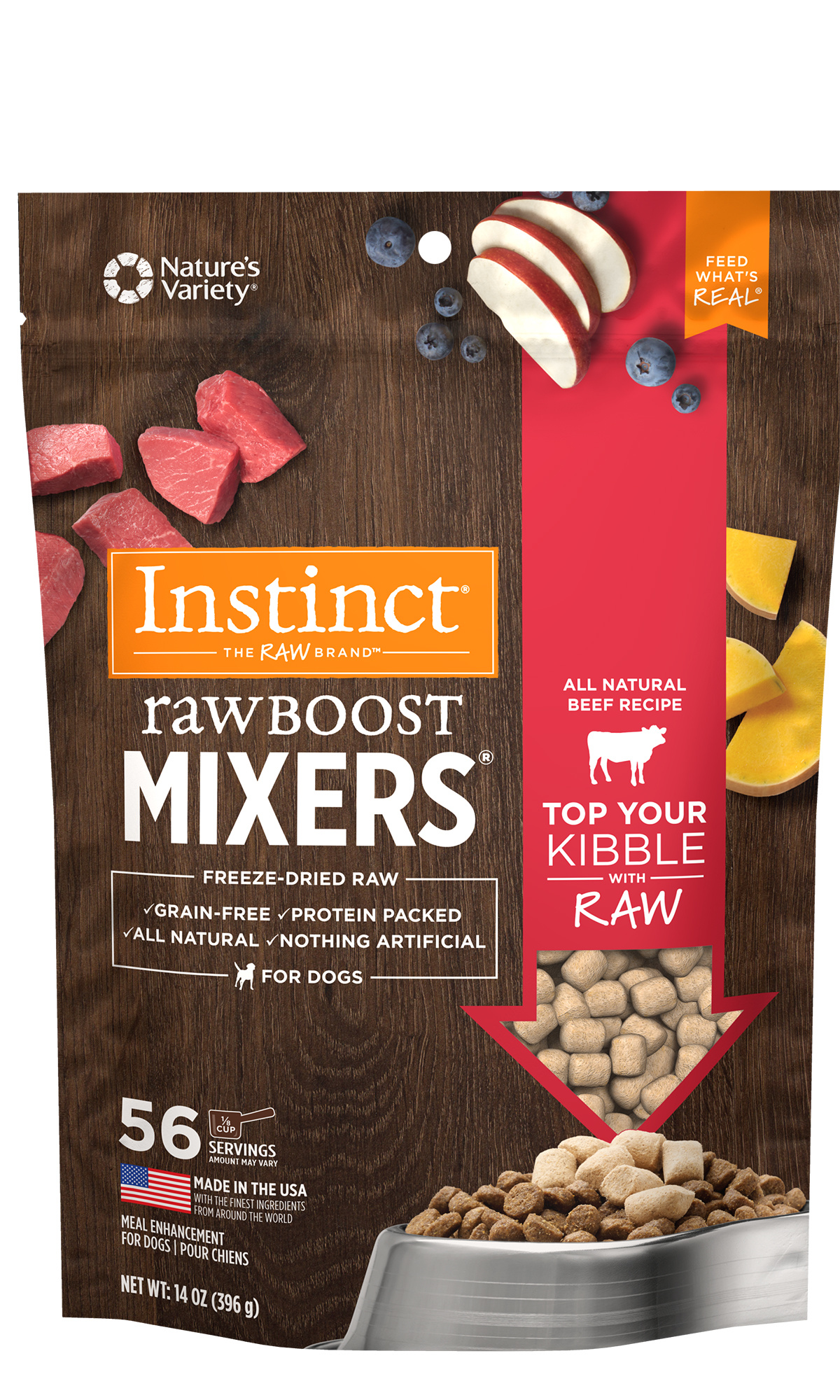instinct raw boost mixers