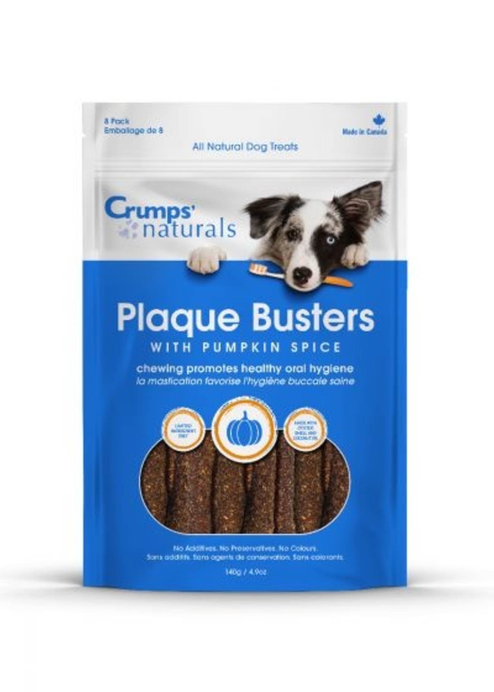 Crumps' Plaque Busters with Pumpkin Spice 4.9oz